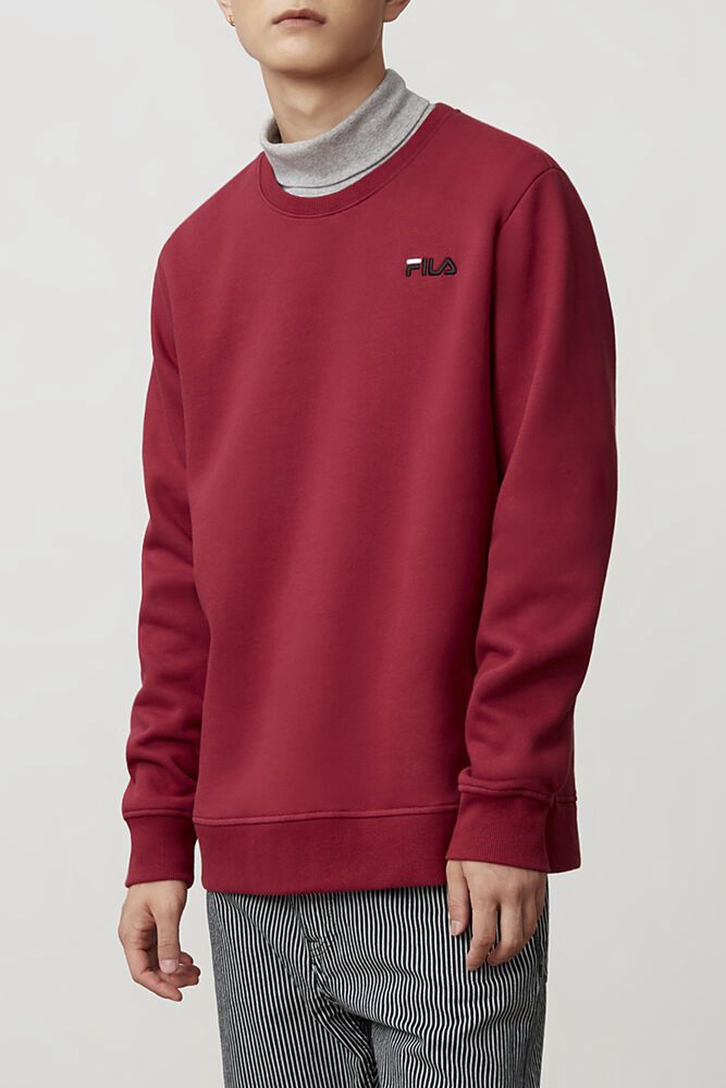 Fila Sweatshirt Herre Rød Colona LMI-965714